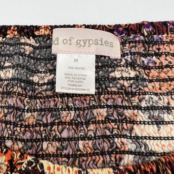 Band of Gypsies Womens Boho Dress Medium Southwestern Pullover - Picture 2 of 3